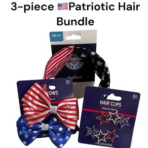 Patriotic Hair Accessories 3-piece Set